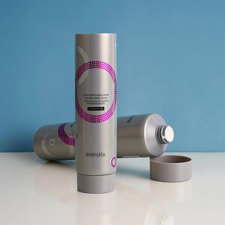 200ml Silkscreen Printing PE Plastic Cosmetic Tube Shampoo Container Skincare Cream Container Hand Cream Packaging Tube