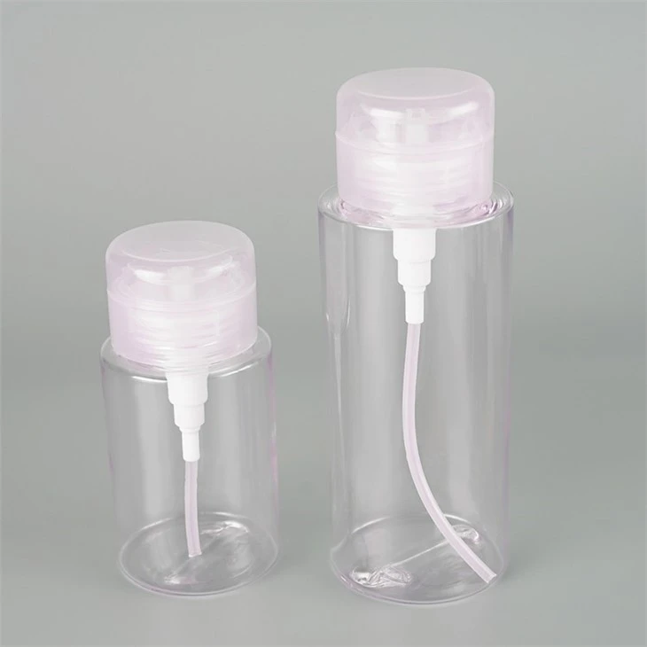 100ml Empty Clear Makeup Remover Bottle